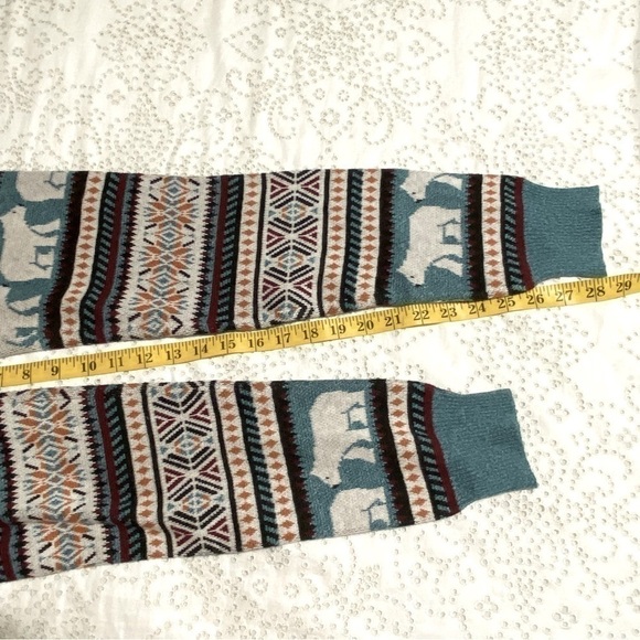 American Eagle polar bear sweater leggings size L - Picture 8 of 10